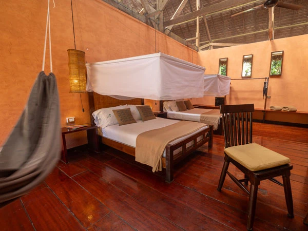 The Refugio Amazonas Lodge room options