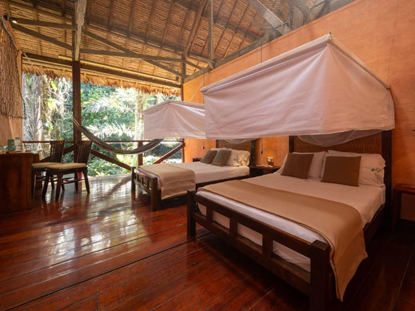 The Refugio Amazonas Lodge room options